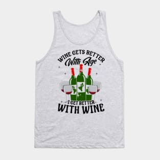 Wine Lover Funny T-shirt Tank Top